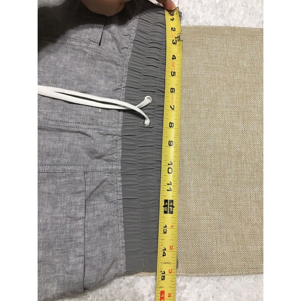 Athleta Cabo Linen Shorts Women 2 Pull On Lightweight Chinos Beach Outdoors - Picture 9 of 10